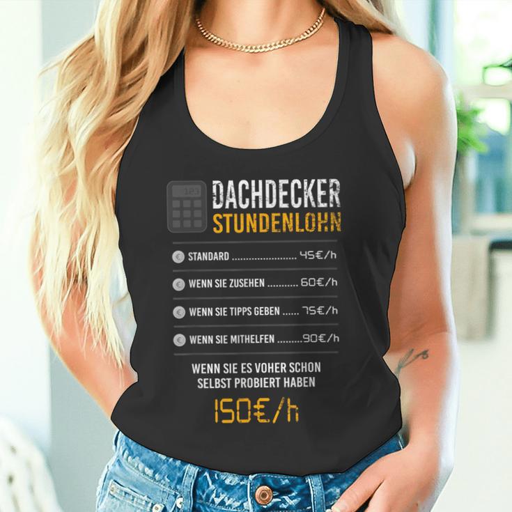 Roofer Hourly Wage Tank Top