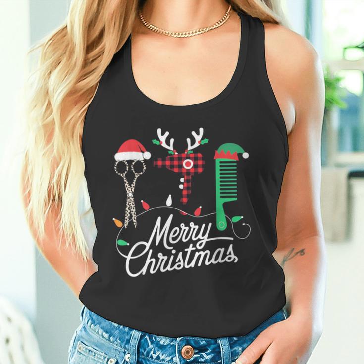 Salon Tools For Festive Christmas Hairdresser Merry Christmas Tank Top