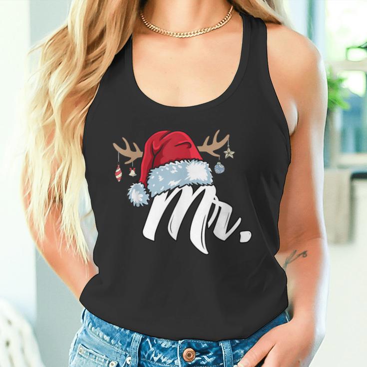 Santa Claus Hat Mr Partner Outfit For Christmas Tank Top