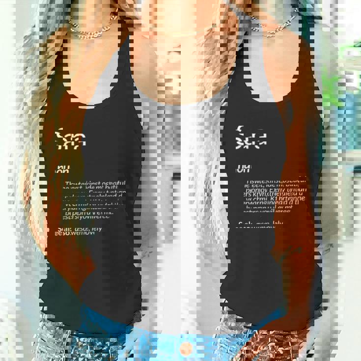 Sara Is Kind Hearted Name Definition Sara Camiseta sin mangas
