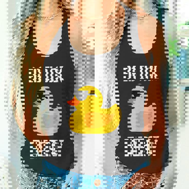 Sarcastic Meme Pun Cool Rubber Duck Wearing Sunglasses Tank Top
