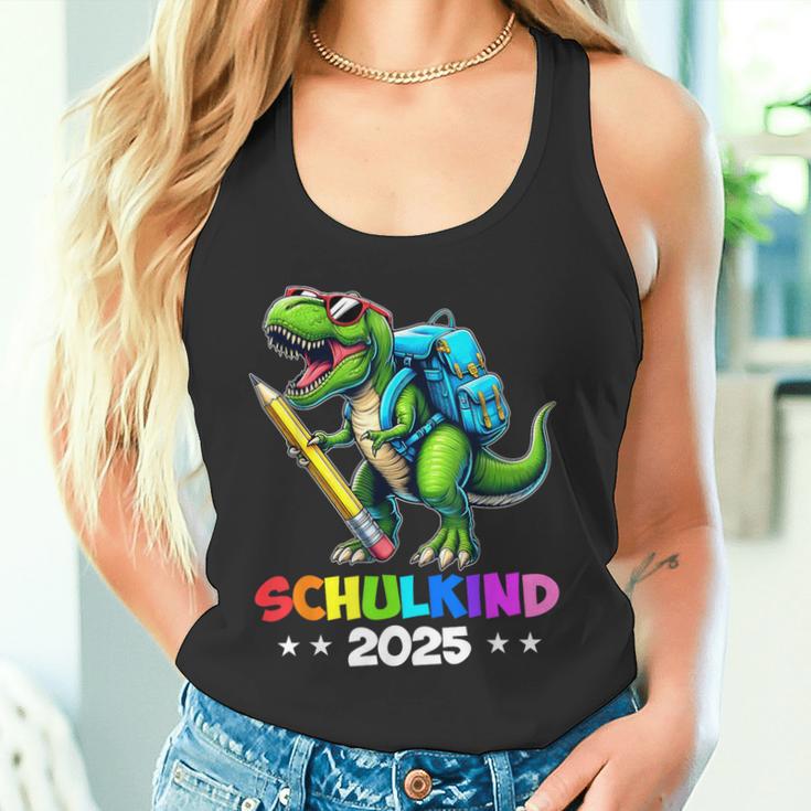 Schulkind 2025 DinoRex Jungen Dinosaurier Einschulung Tank Top