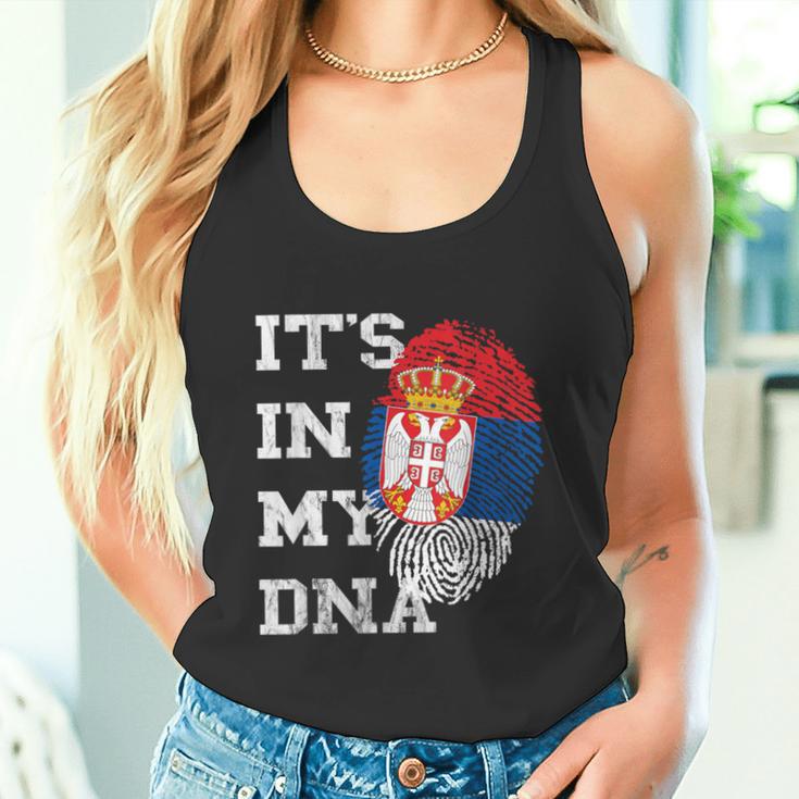 With Serbian Flag Es Ist In My Dna Serbe Genetic Tank Top