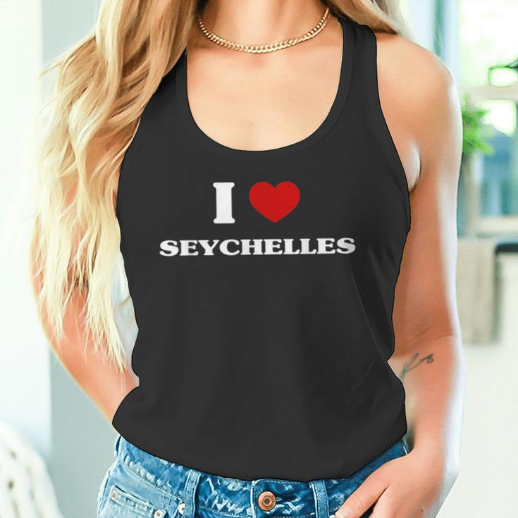 Seychellen I Heart Seychellen Souvenir I Love Seychellen Tank Top