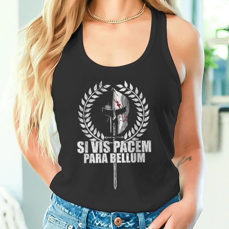 Siis Pacem Para Bellum Latin Wisdom Proverb Tank Top