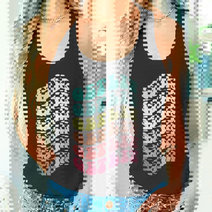 Silly Let's GET LIT Teacher Libraries Vibes Reading Tank Top Tank Top