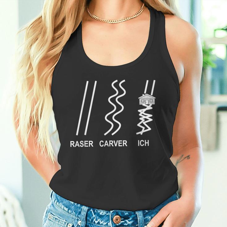 Skiing Raser Carver Ich Après-Ski Tank Top