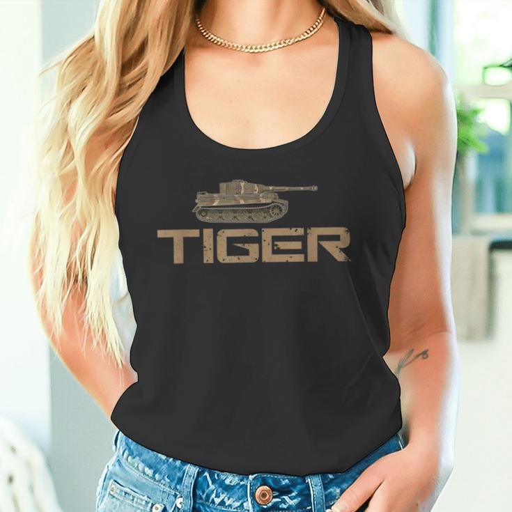 Soldiers Armed Forces In Uniform Camouflage Tiger Tank Tank Top