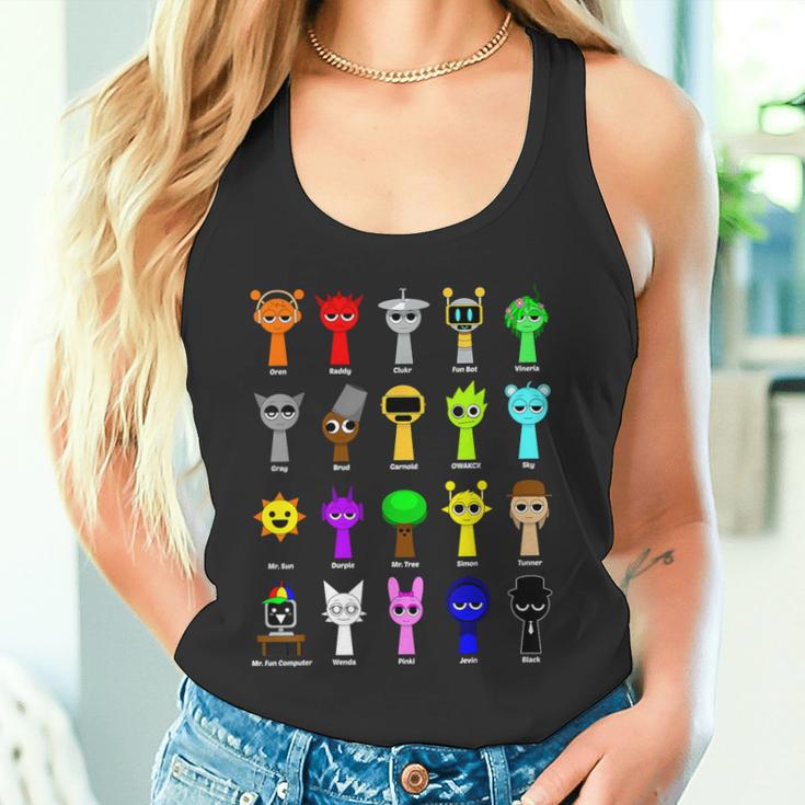 All My Sprunki Toys Tank Top