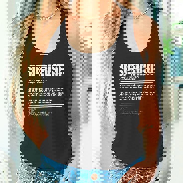 Supervisor Definition For Supervisor Tank Top