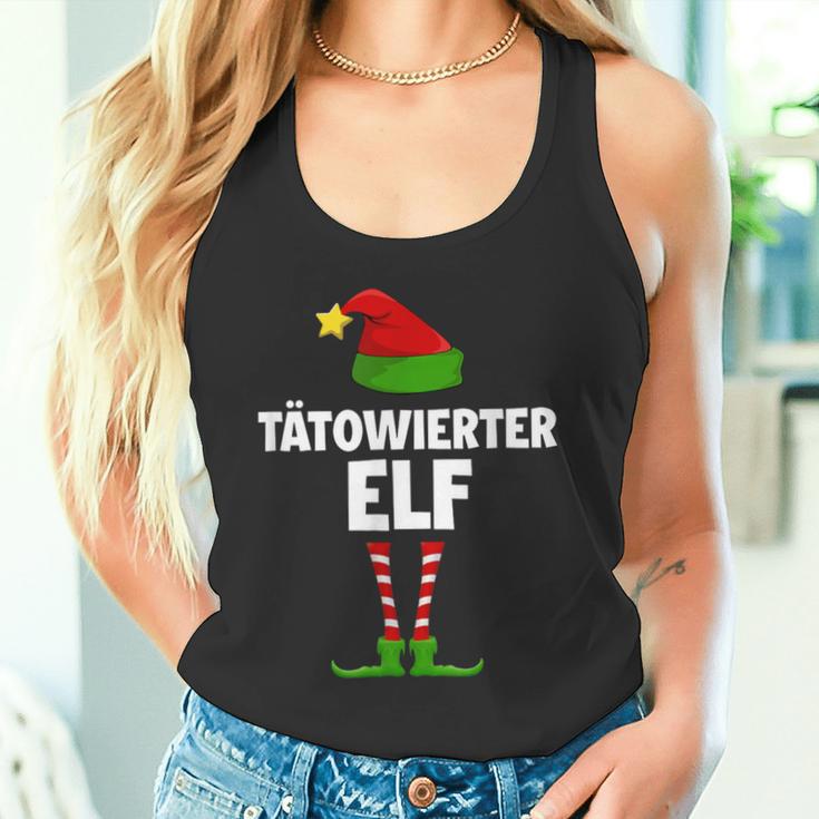 Tattooed Elf Partner Look Elves Family Outfit Christmas Tank Top