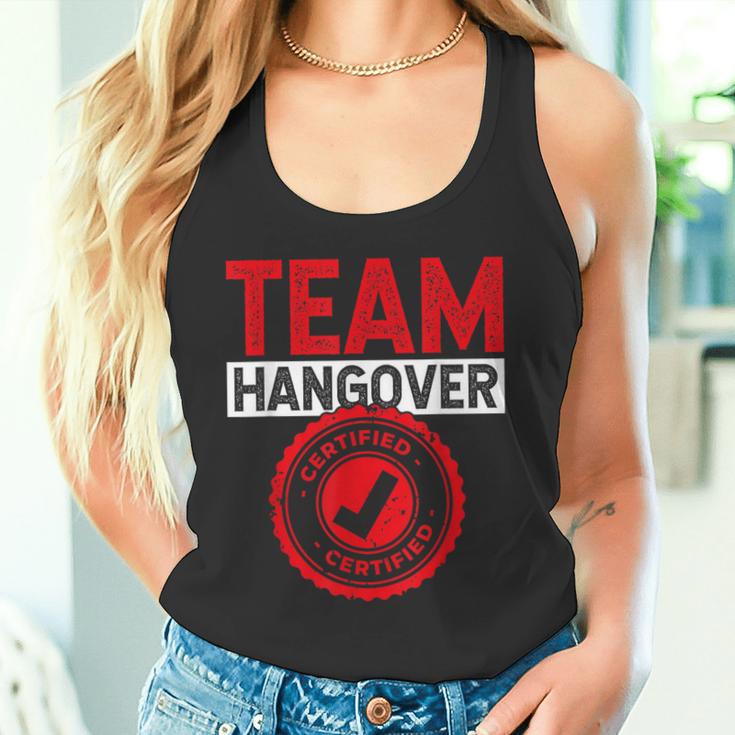 Team Hangover Certified Alkohol Trinken Trinker Party Tank Top