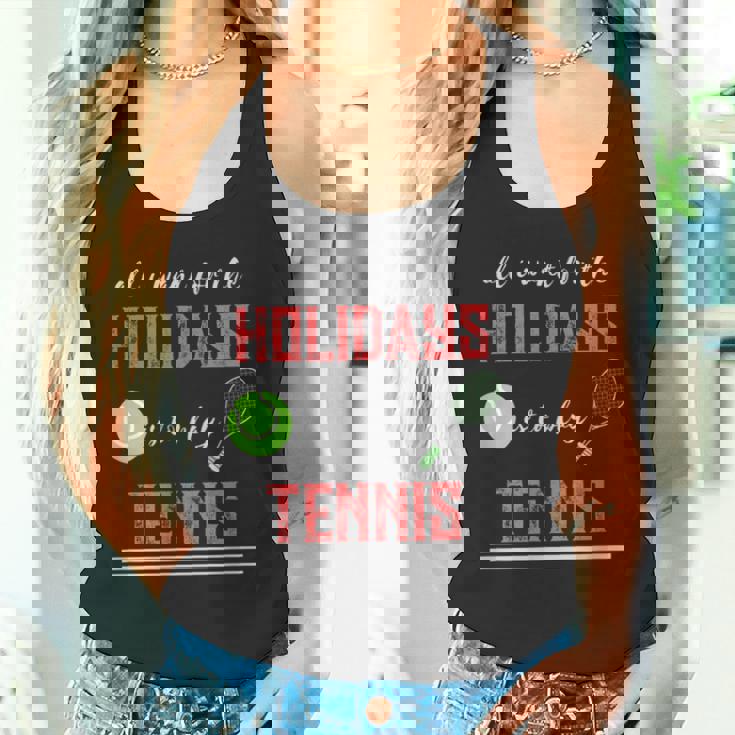 Tennis Novelty Holiday Tshirt Tank Top