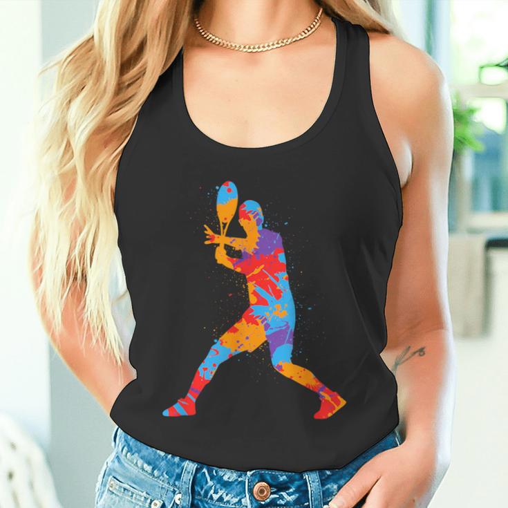 Tennis Player Colourful Children's Tennis Player Boys' Tank Top