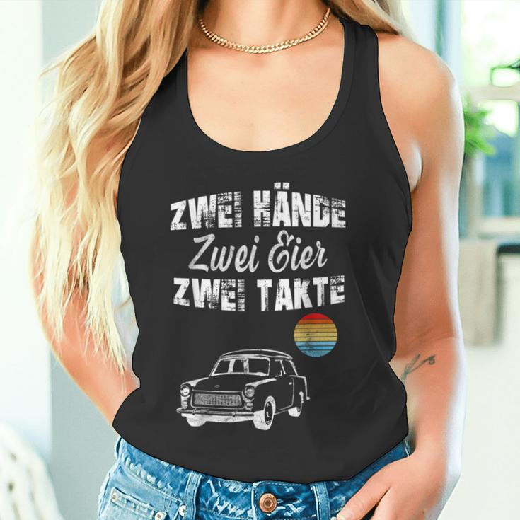 Trabi Ddr Two Stroke Two Eggs Two Hands Tank Top