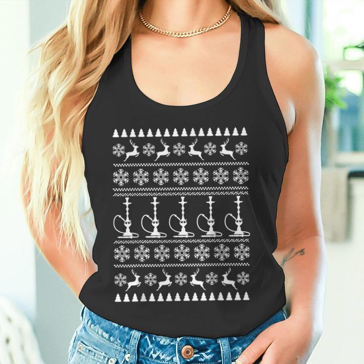 Ugly Christmas Shisha Water Pipe Christmas Tank Top