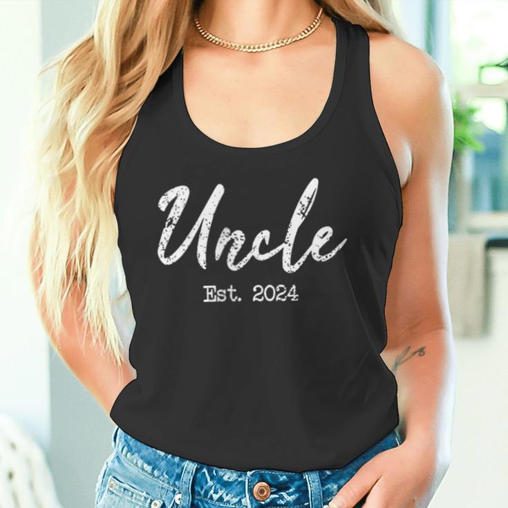 Uncle To Be 2024 Uncle Est 2024 For Uncle Tank Top