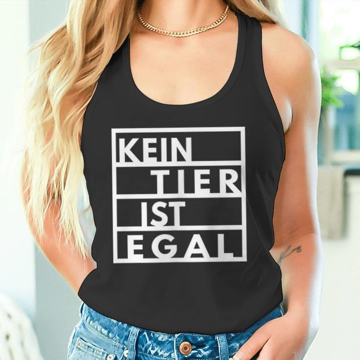 Vegetarianegan Goegan No Animal Is No Matter Animal Protection Tank Top