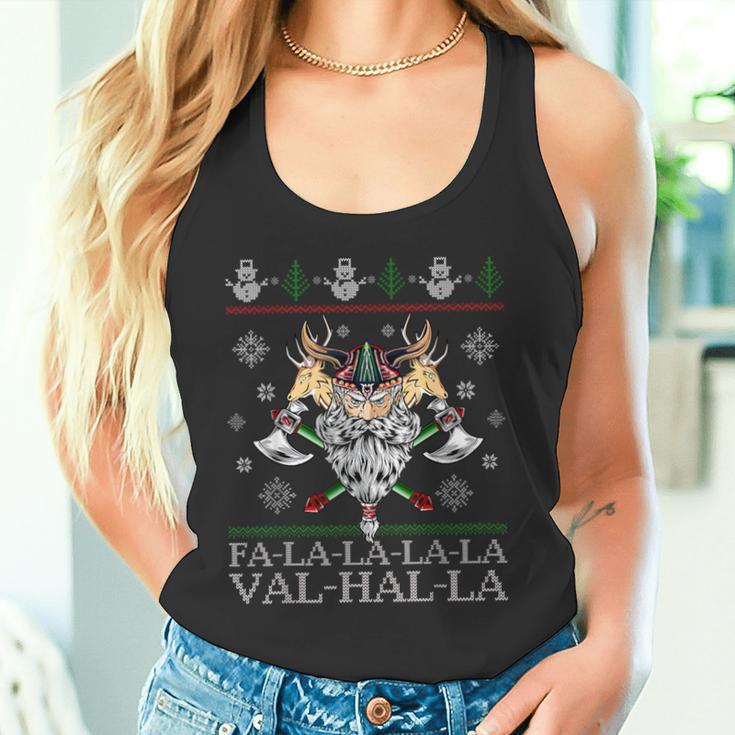 Viking Santaiking Christmas Jumper Falalalaalhalla S Tank Top