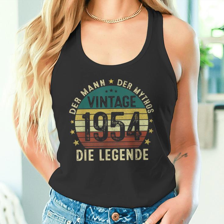 Vintage 1954 The Man Mythos The Legendary Since 1954 Tank Top