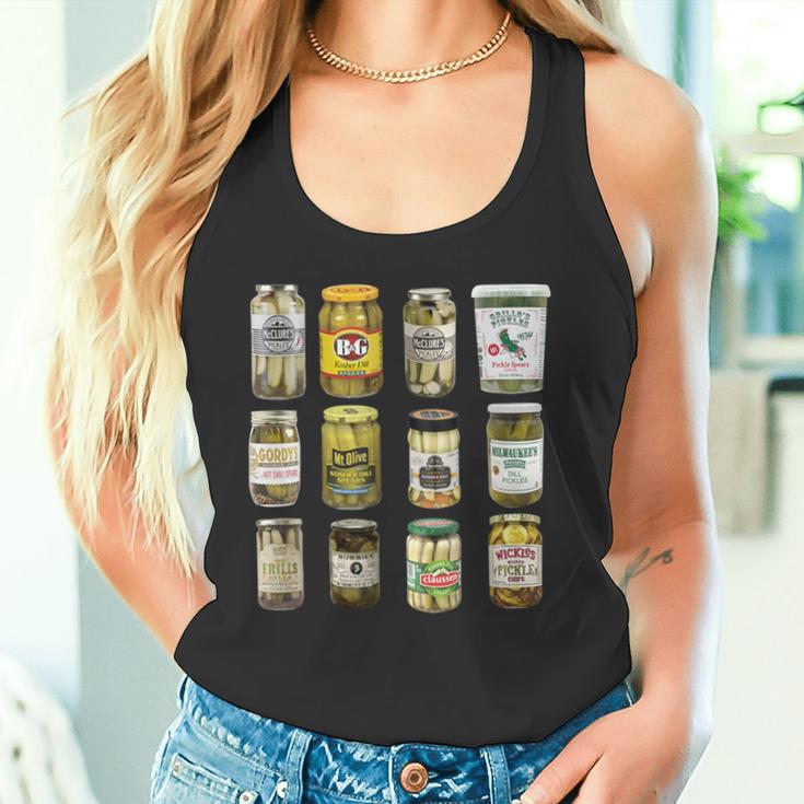 Vintage Canned Pickles Lover Trendy Clothing Tank Top