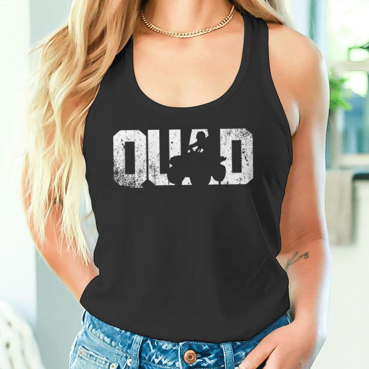 Vintage Quad Quad Driver Atv Boys Men Tank Top