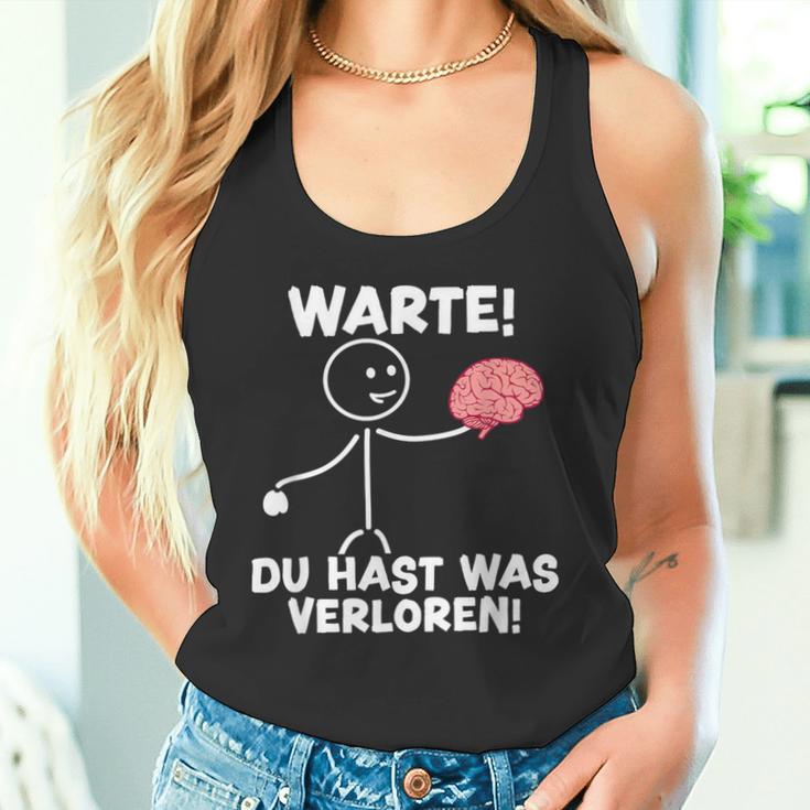 Warte Du Hast Waserloren Lustiger Spruch Tank Top