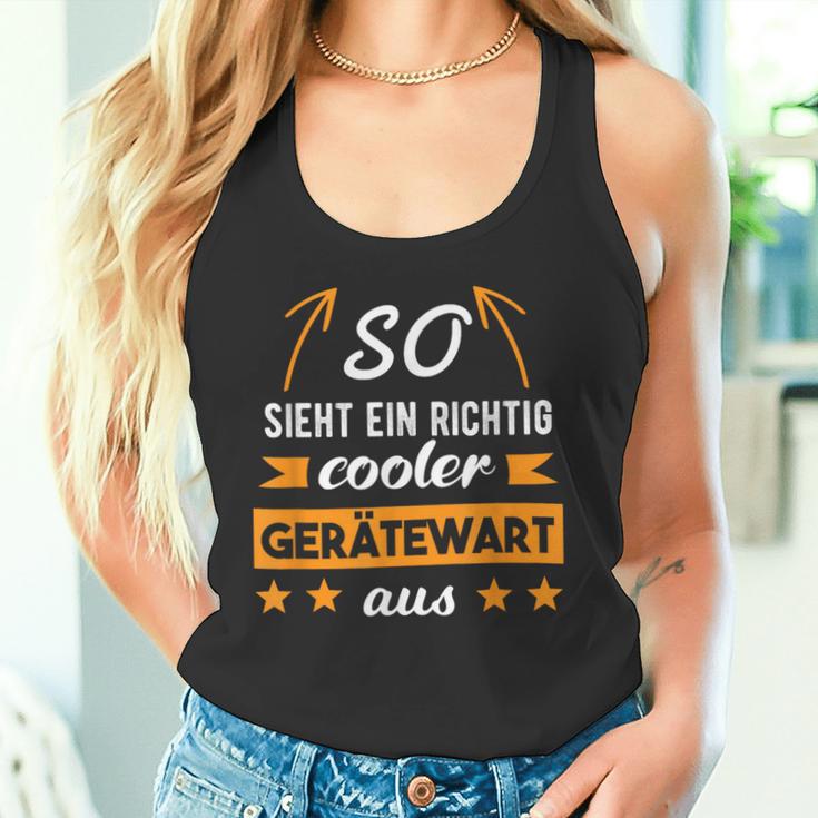 Werkzeugwart Slogan Work Colleagues Fire Brigade Tank Top