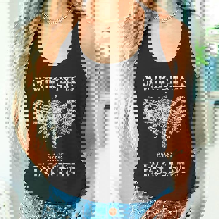 Witches Against Fascism Occult Grunge Goth Punk Wicca Tank Top