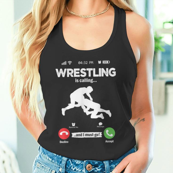 The Wrestling Calls Retro Wrestling Wrestling Tank Top