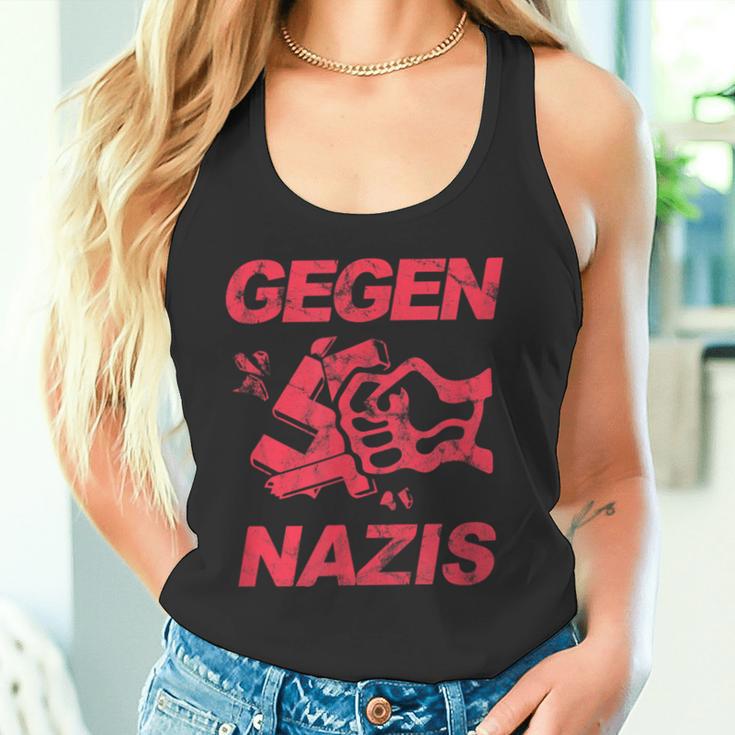 Zeichen Setzen Gegen Rechts Gegen Nazisintage Tank Top