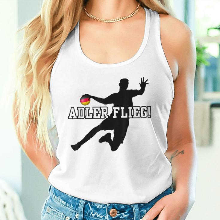 Adler Flieg Handball Fan Outfit Gray Tank Top