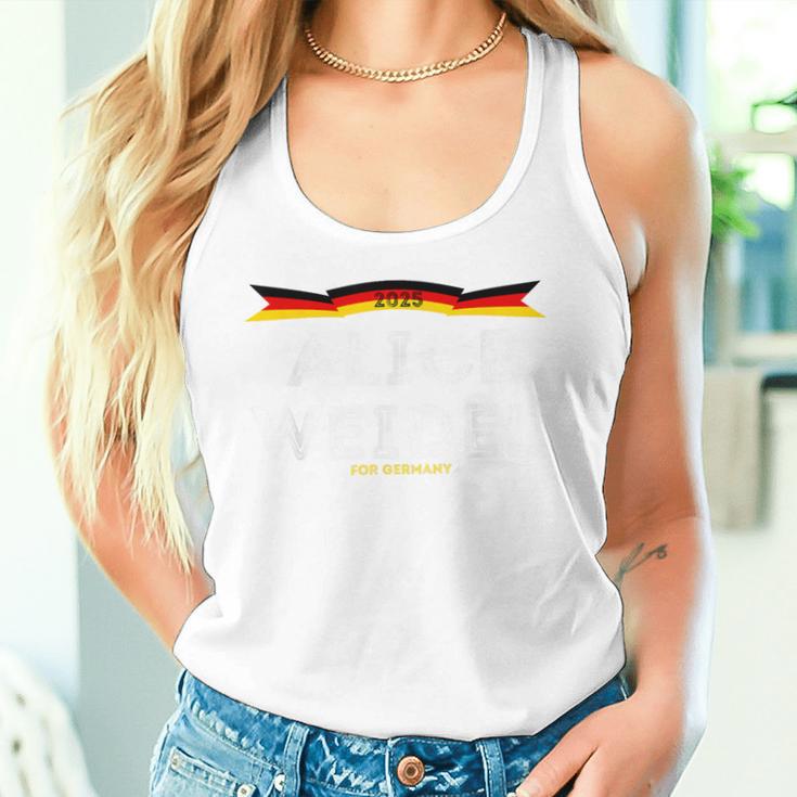 Alice Weidel Chancellor Team 2025 Alice Weidel Germany Blue Tank Top