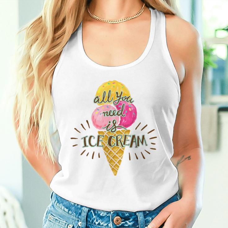 Alles Was Sie Brauchen Ist Eis Everything You Need Is Eis Tank Top