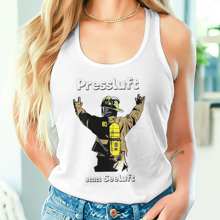 Back Print Breathing Protection Equipment Carrier Fire Brigade S Tank Top