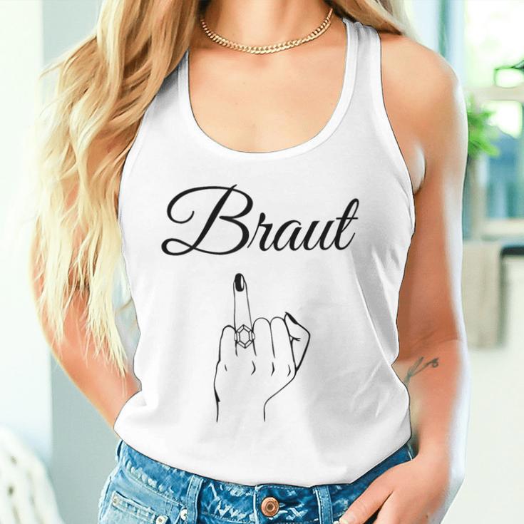 Braut Mittelfinger Junggesellenabschied Lustig Jga Tank Top