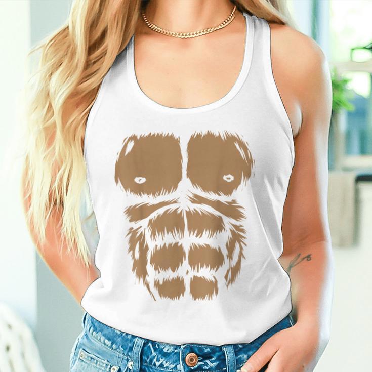 Carnival Costume Gorilla Aaffe Fancy Dress Carnival Brown Tank Top