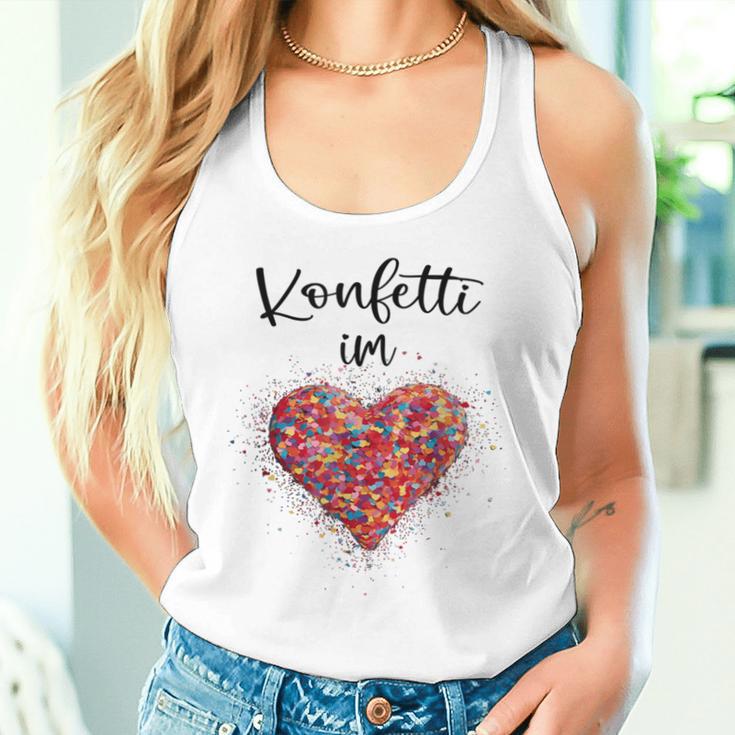 Confetti In The Heart Kölle Alaaf Red Carnival Fashing Blue Tank Top