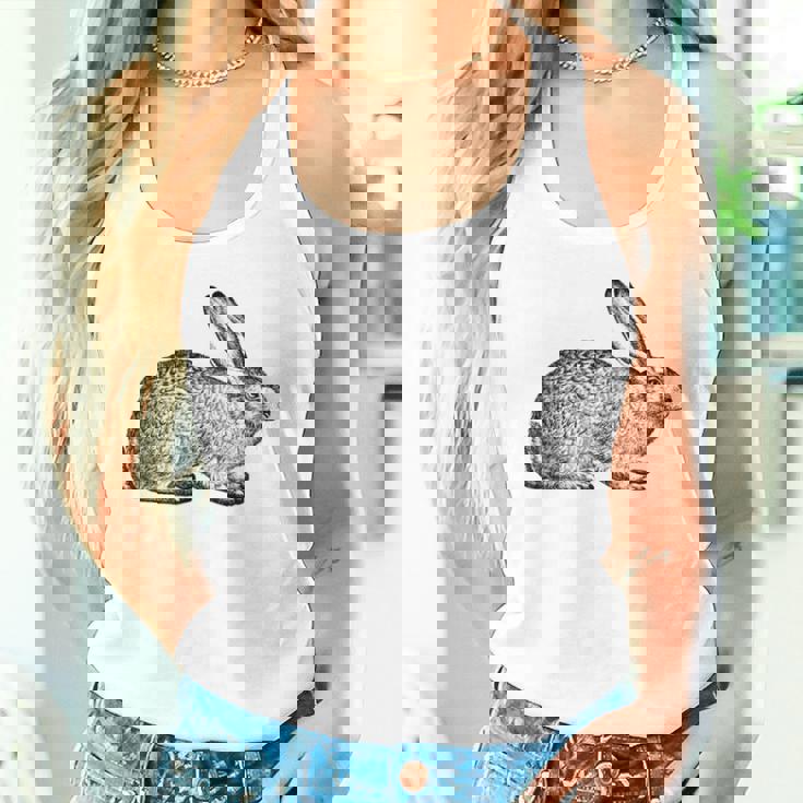 Cool Vintage Country Farm Animal Rabbit Hare Bunny Tank Top