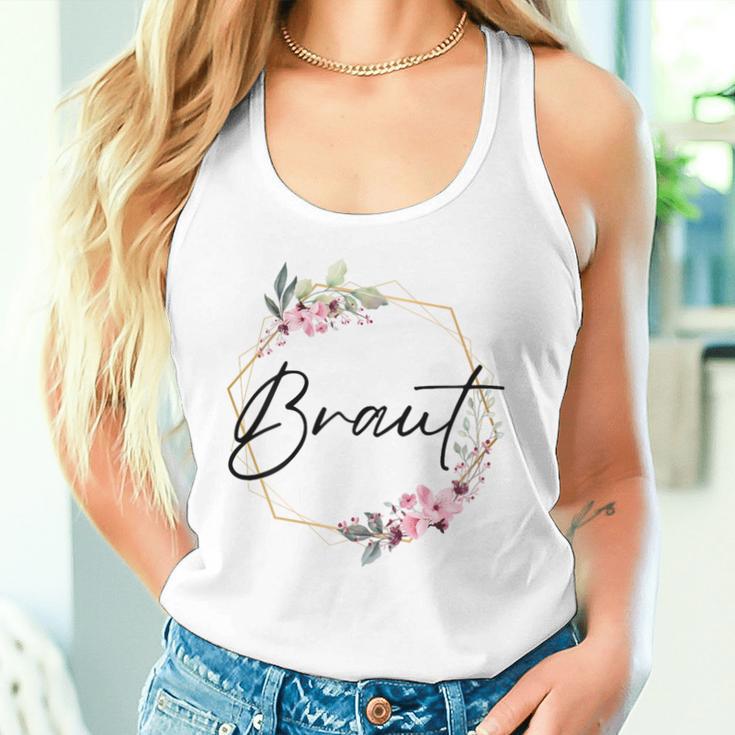 Damen Braut Bride Junggesellenabschied Dezent Herz Jga Bride To Be Tank Top