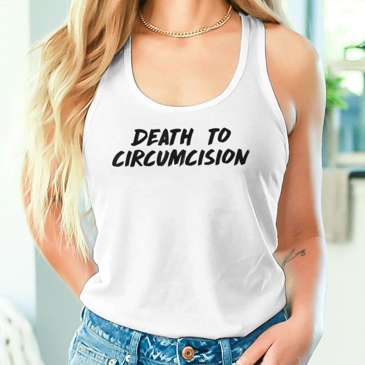 'Death To Circumcision' Intactivist Anti-Circumcision Tank Top ...