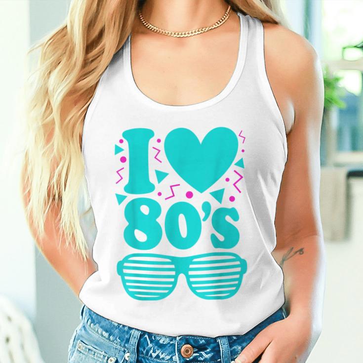 Disfraz De Fiesta Retro De Los Años 80 I Love The 80 Camiseta sin mangas