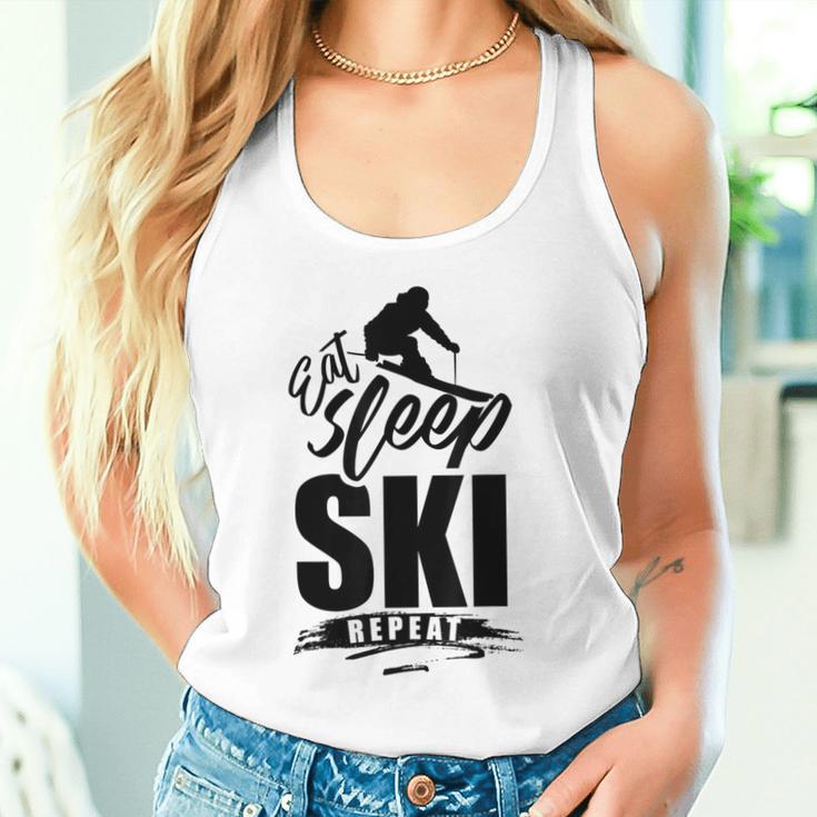 Eat Sleep Ski Repeat Ski Tank Top