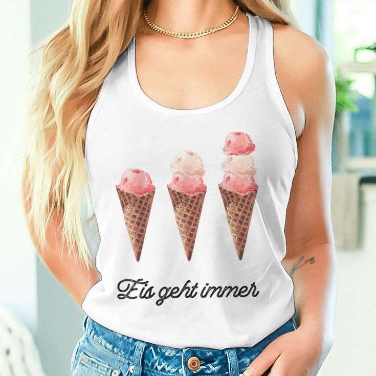 Eis Geht Immer Saying Ice Lover Tank Top