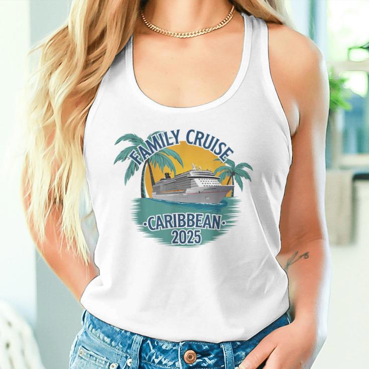 Family Cruise Caribbean 2025 Nautical Adventure Souvenir Tank Top