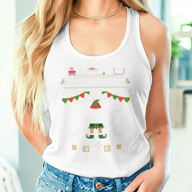 Christmas Elf For Gamers Elf 11 Gaming I Bims 1 Nerd Long-Sleeved Tank Top