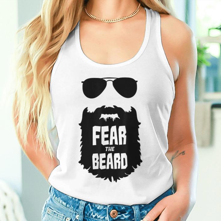 Fear The Beard Gray S Tank Top