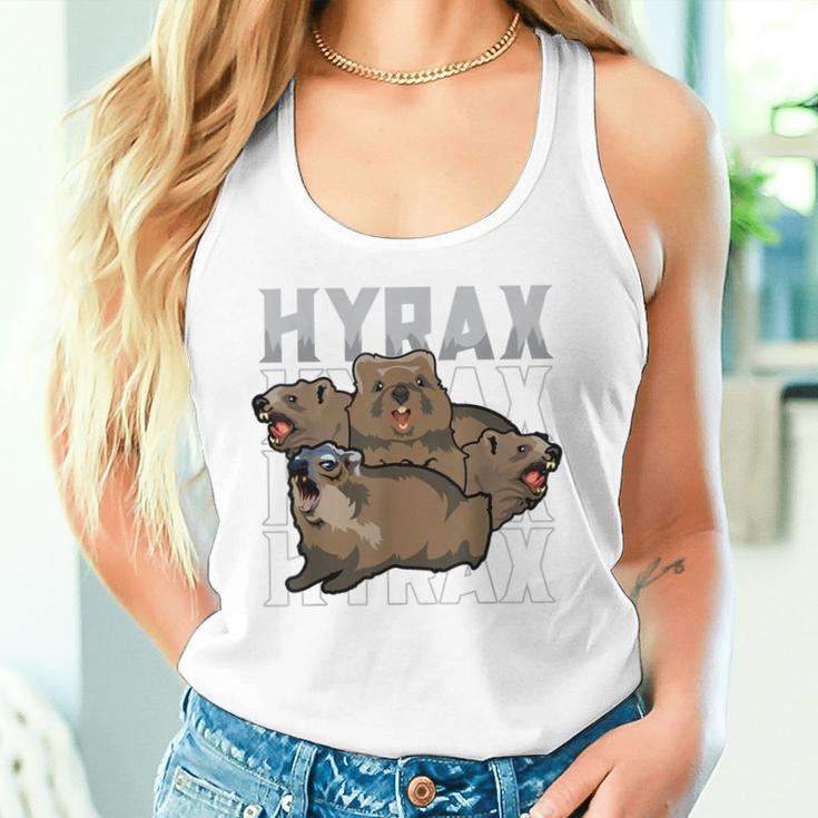 Rock Hyrax Meme Dassie Cute Animal Lover Gray Tank Top