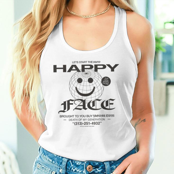 Happy Face Globe Tank Top