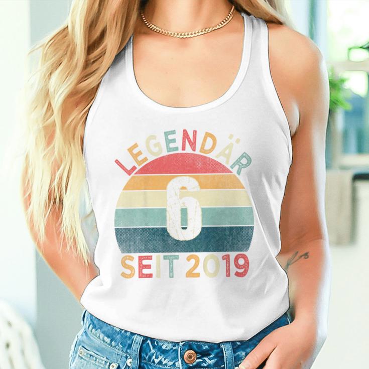 Kinder 6 Geburtstag Legendär Seit 2019 Jahrgang 6 Jahre Alt Tank Top